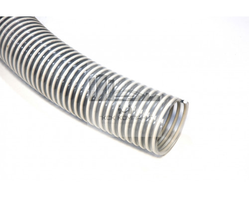 Шланг спиральный НВС Ф 63 мм из ПВХ серия 700N белый (бухта 30 м)