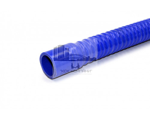 Патрубок силиконовый гофрированный усиленный Ф 35 мм L 400 мм