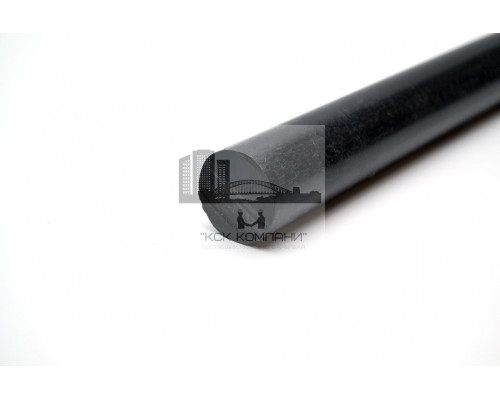 Полиацеталь черный стержень Ф 30 мм ПОМ-С (L=1000 мм, ~1,1 кг)