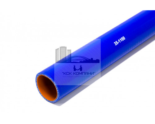 Патрубок силиконовый прямой Ф 35 мм L 1100 мм