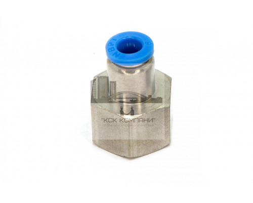 Пневмофитинг цанговый прямой с внутренней резьбой PCF 6-М16х1.5