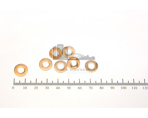 Шайба медная 6*12*1.0