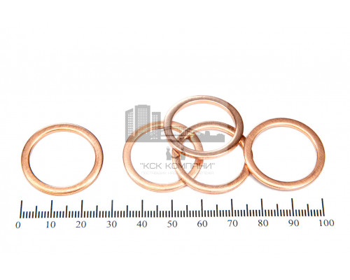 Шайба медная 22*28*1.5
