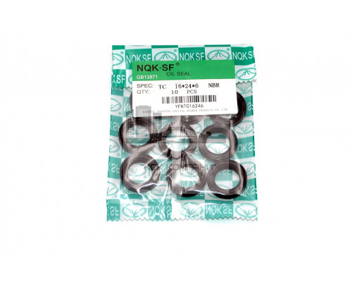 Сальник (манжета армированная) TC 16х24х6 NBR70