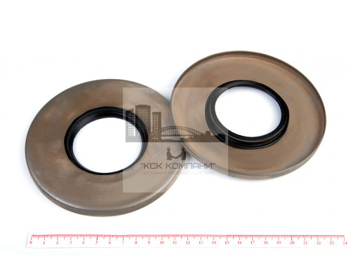 Сальник (манжета армированная) 1.2-60х135х10 (864159-10) в металлической оплётке ГОСТ 8752-79