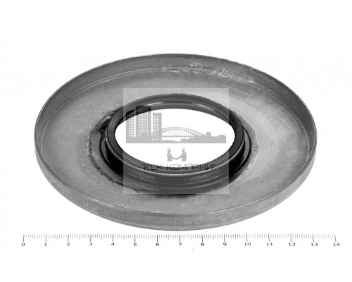 Сальник (манжета армированная) 1.2-60х135х10 (864159-10) в металлической оплётке ГОСТ 8752-79