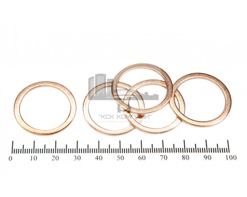 Шайба медная 24*30*1.0