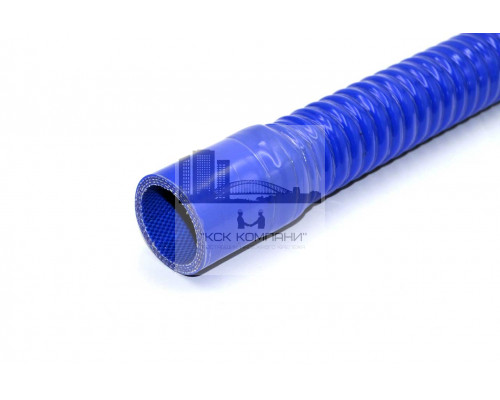 Патрубок силиконовый гофрированный усиленный Ф 38 мм L 600 мм