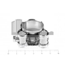 Хомут силовой одноболтовый 23-25/18 W1