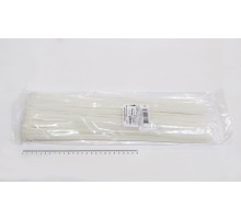 Кабельная стяжка белая 5х400 мм пластиковая (100 шт)