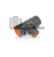 Патрубок силиконовый Т образный Ф 57 мм L 150 мм (отвод 35 мм)