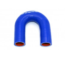 Патрубок силиконовый U-образный Ф 25 мм L 102х75х102 мм, 180 град.
