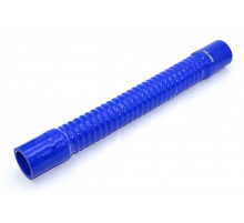 Патрубок силиконовый гофрированный усиленный Ф 38 мм L 400 мм