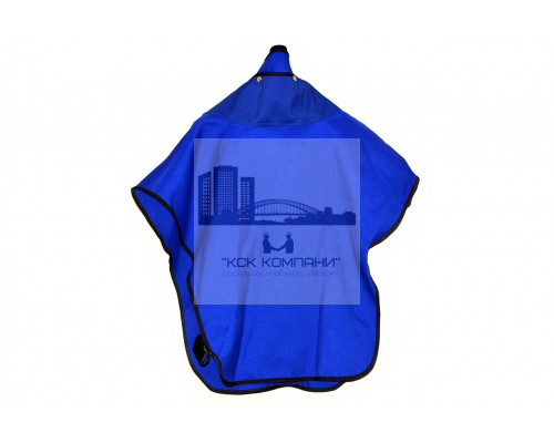 Пелерина для шлема пескоструйщика Вектор (синяя)