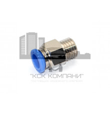Пневмофитинг цанговый прямой с наружной резьбой PC 8-М12х1.5