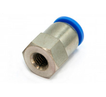 Пневмофитинг цанговый прямой с внутренней резьбой PCF 12-М10х1.5