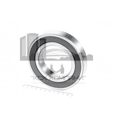 Подшипник 6215 2RS (180215) 75*130*25мм