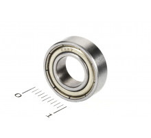 Подшипник 628/8 ZZ (1000088, 618/8, 688) 8*16*5мм