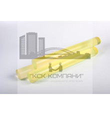 Полиуретан стержень Ф 60 мм ШОР А83 Китай (500 мм, 1.9 кг, жёлтый)