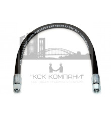 Рукав РВД 08-2SN S19 DK (М16х1.5) 35МПа 0650