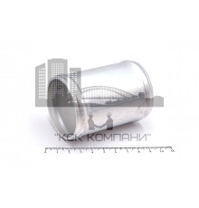 Трубка для патрубков соединительная прямая Ф 55 мм, L 76 мм