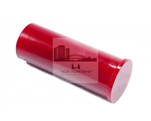 Полиуретан стержень Ф 150 мм (400 мм, 8.8 кг, красный, ШОР А85) Россия