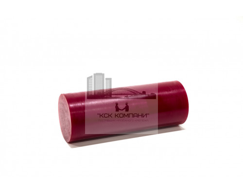 Полиуретан стержень Ф 150 мм (400 мм, 8.8 кг, красный, ШОР А85) Россия