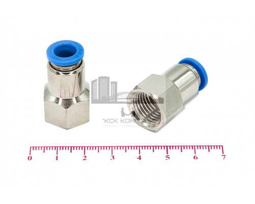 Пневмофитинг цанговый прямой с внутренней резьбой PCF 8-М14х1.5