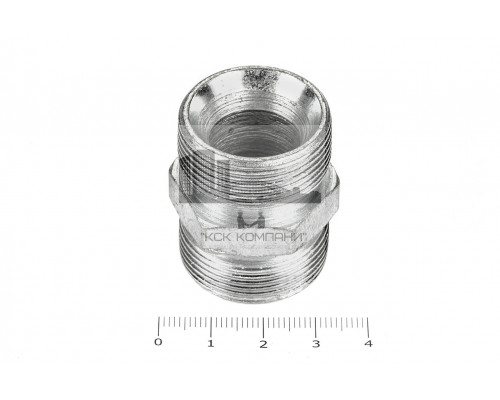 Штуцер для РВД соединительный 36/36  М30х1.5 - М30х1.5 грань S36