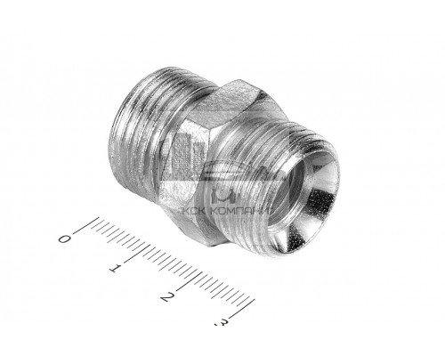 Штуцер для РВД соединительный 24/24  М20х1.5 - М20х1.5 грань S22
