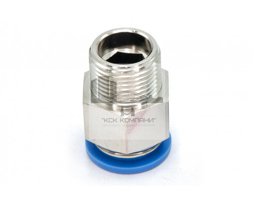 Пневмофитинг цанговый прямой с наружной резьбой PC 16-М20х1.5