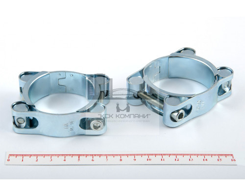 Хомут силовой двухболтовый 40-50/20 W1