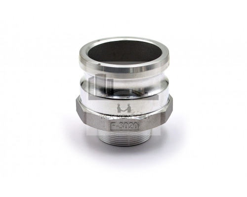 Камлок переходной алюм. F-3020 (ПАПА 75мм + нар. резьба 50мм) 3 х 2