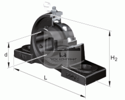 Подшипниковый узел 480207 (UCP 207)