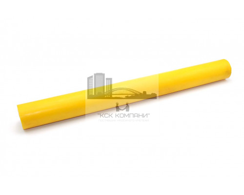 Полиуретан стержень Ф 50 мм ШОР А95 Китай (500 мм, 1.3 кг, жёлтый)
