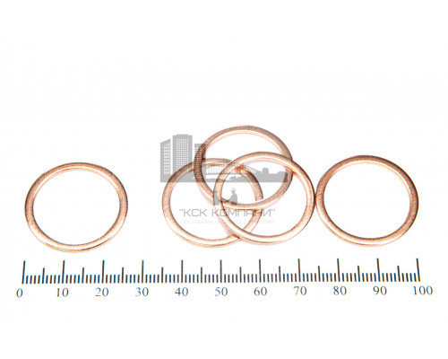 Шайба медная 22*27*1.0