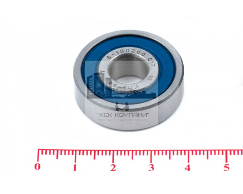 Подшипник 6200 2RS (6-180200 С17) 10*30*9мм ГПЗ/СПЗ-4/UPB