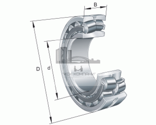 Подшипник 3614 Н (22314 W33) 70*150*51мм