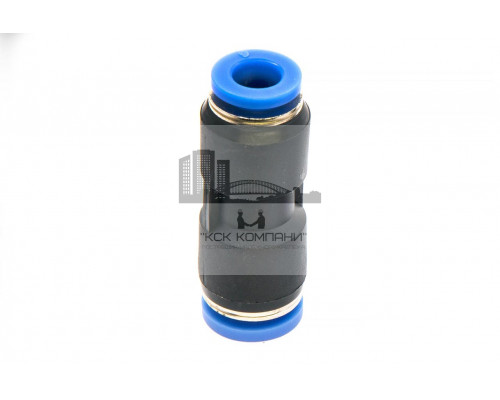 Фитинг пневматический цанговый пластиковый прямой переходной PG 8-6