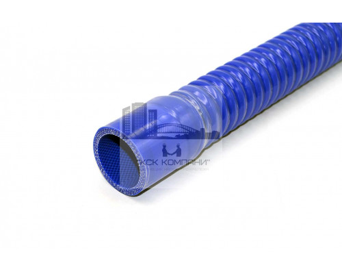 Патрубок силиконовый гофрированный усиленный Ф 40 мм L 600 мм