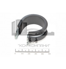 Хомут скоба Руббер 30/15 W1