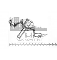 Камлок из нержавеющей стали C-050 1/2" (13 мм)