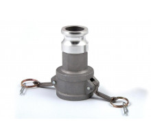 Камлок переходной алюм. DA-2015 (МАМА 50мм + ПАПА 38мм) 2" х 1 1/2"