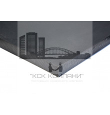 Капролон графитонаполненный листовой 20 мм ПА-6 МГ (~1000х1000 мм, ~25,7 кг) Премиум Китай