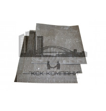 Паронит ПОН-Б 0.8 мм (500х500) ГОСТ 481-80