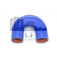 Патрубок силиконовый U-образный Ф 42 мм L 102х96х102 мм, 180 град.