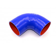 Патрубок силиконовый угловой Ф 100 мм L 150х150 мм, 90 град.