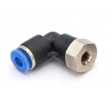 Пневмофитинг цанговый L-образный с внутренней резьбой PLF 4-М5х0.8