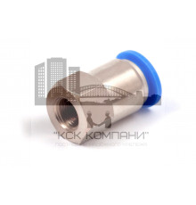 Пневмофитинг цанговый прямой с внутренней резьбой PCF 10-01 (R1/8")