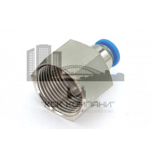 Пневмофитинг цанговый прямой с внутренней резьбой PCF 6-М22х1.5